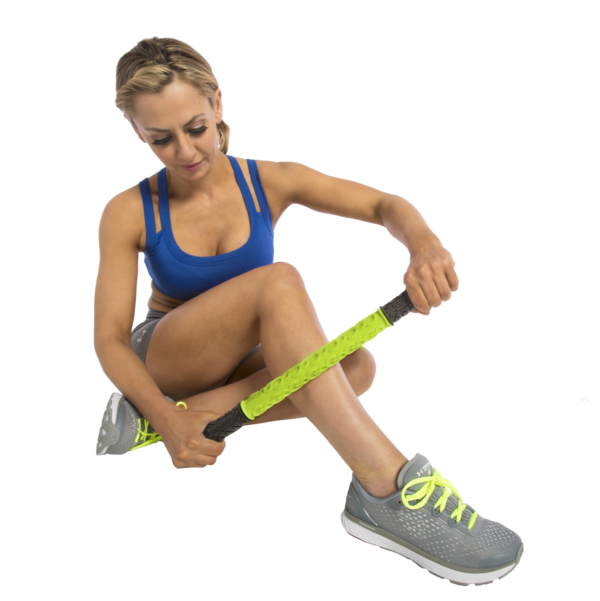 Recovery and Prevention Massage Bar 18 Inch Portable Roller for Lower Back, Neck, Shoulder Area, and Legs