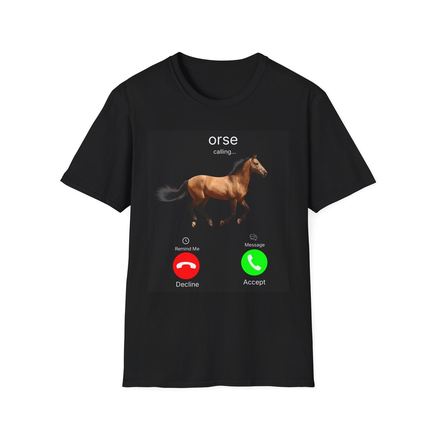 Funny Horse Phone Call Unisex T-Shirt, Cute Animal Tee, Horse Lover Gift, Unique T-Shirt for Birthdays, Casual Wear, Gift for Friends, [...]
