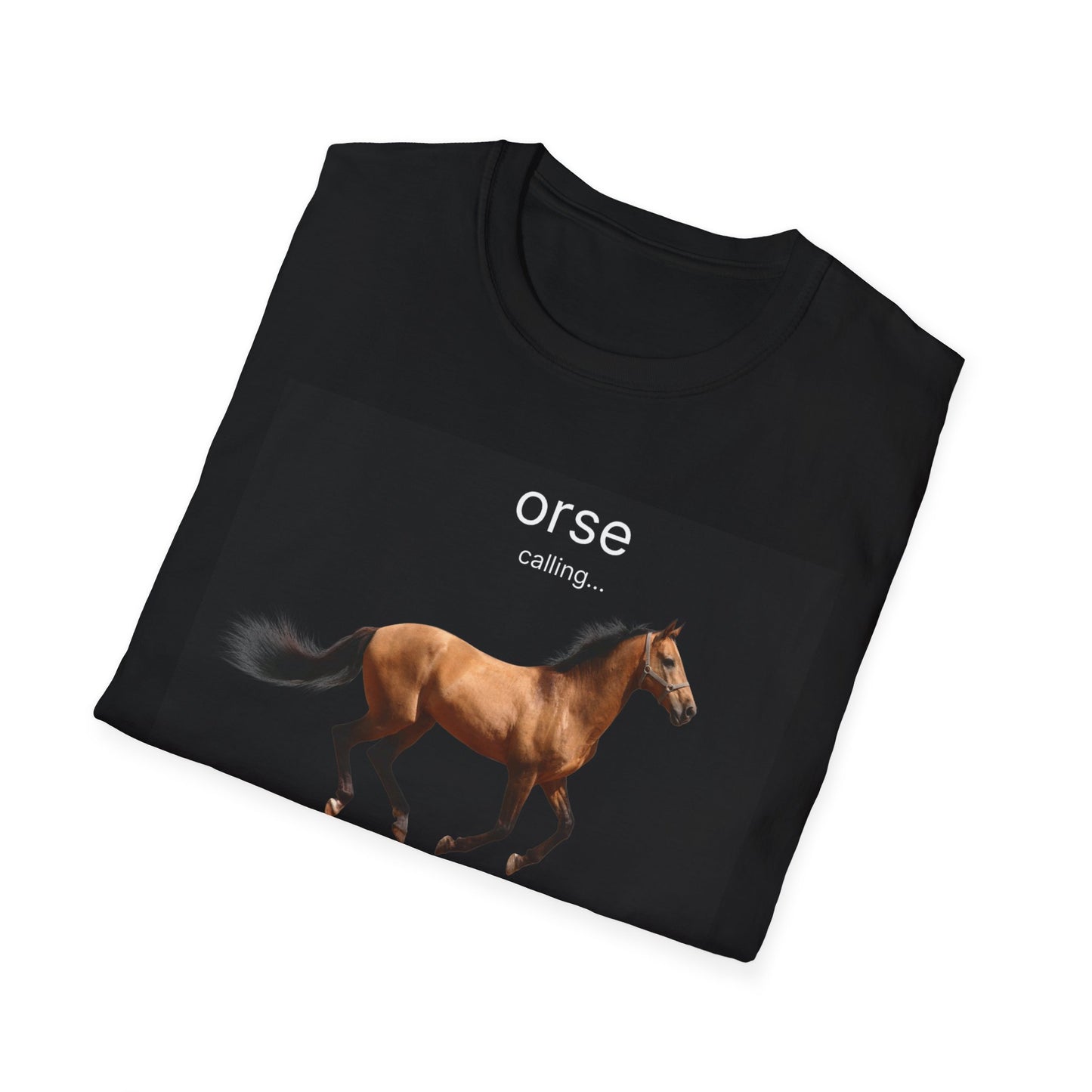 Funny Horse Phone Call Unisex T-Shirt, Cute Animal Tee, Horse Lover Gift, Unique T-Shirt for Birthdays, Casual Wear, Gift for Friends, [...]
