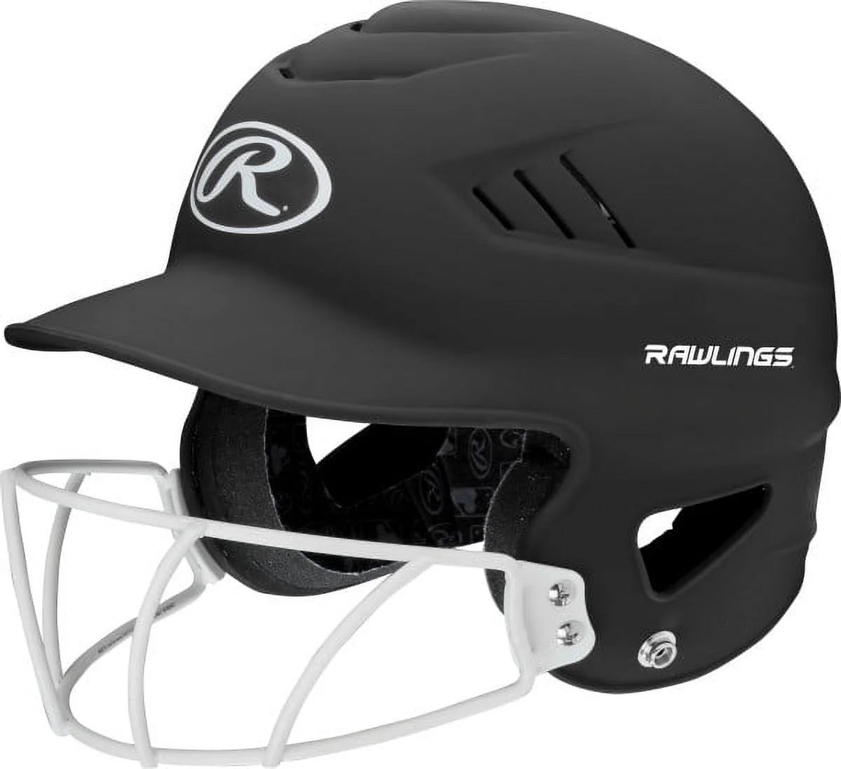 Coolflo Highlighter Batting Helmet | Matte Black | Adult