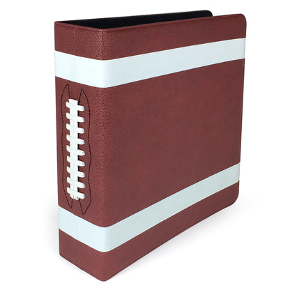 3" Premium Trading Card Album- Football Collectors Edition, 2.5" X 3.5"