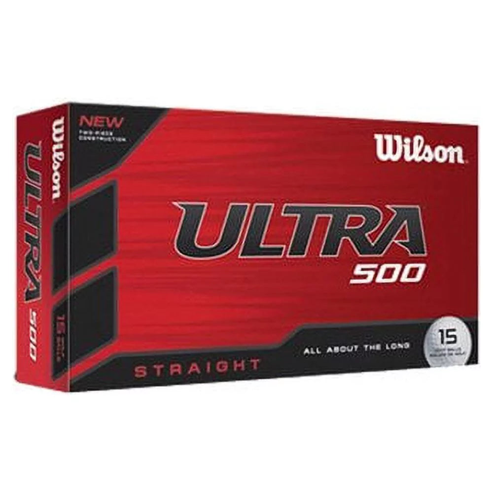 Ultra 500 Straight Golf Balls, 15 Pack