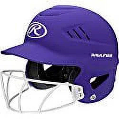 Coolflo Highlighter Batting Helmet | Matte Purple | Adult