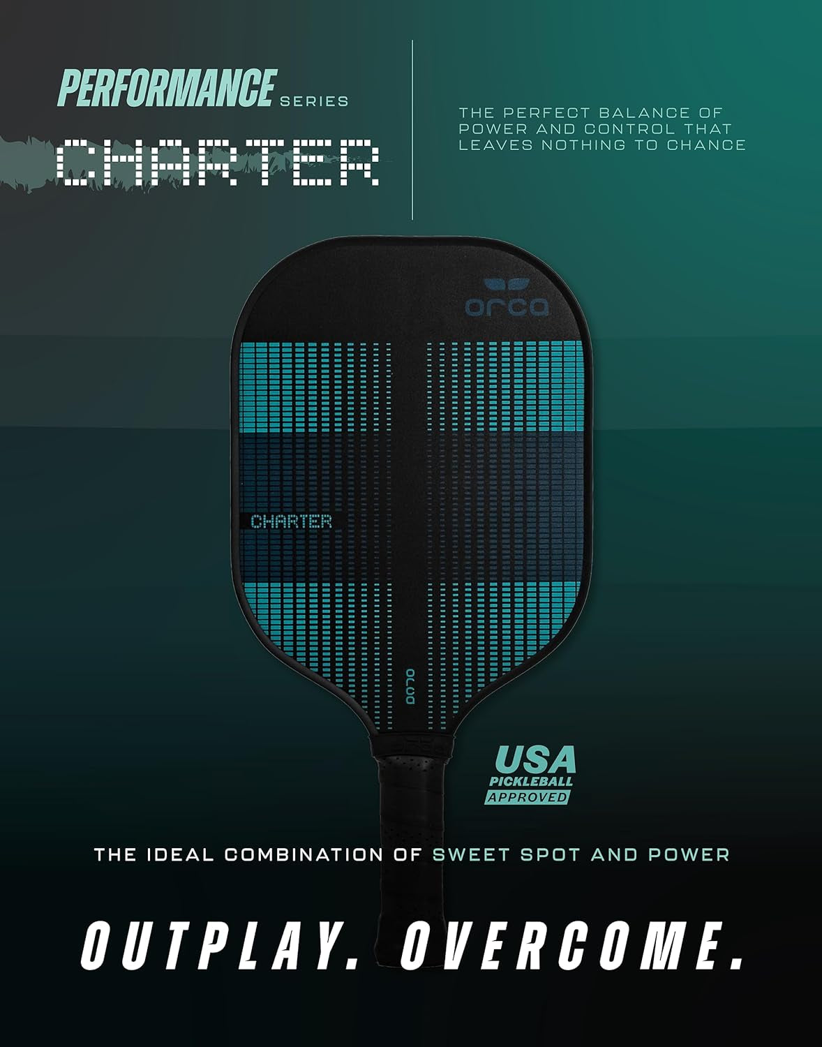 Orca Pickleball Paddles, Performance Series Pickleball Paddles Designed for Control and Precision, USA Pickleball Approved