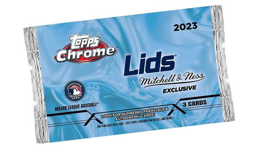 [QTY] 2023 Topps Chrome Lids X Mitchell & Ness Promo Pack