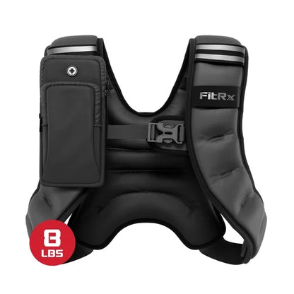 Weighted Vest Neoprene Coated Weighted Vest for Women and Men with Hook and Loop Strap, 8 Lbs