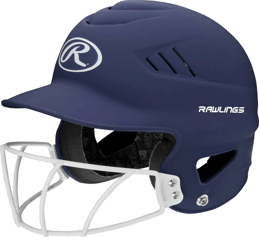 Coolflo Highlighter Batting Helmet | Matte Navy | Adult